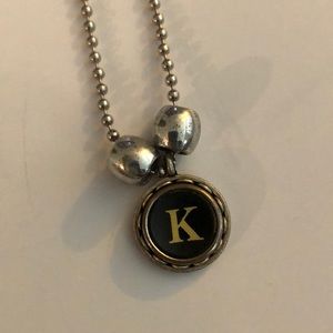 ‘K’ necklace